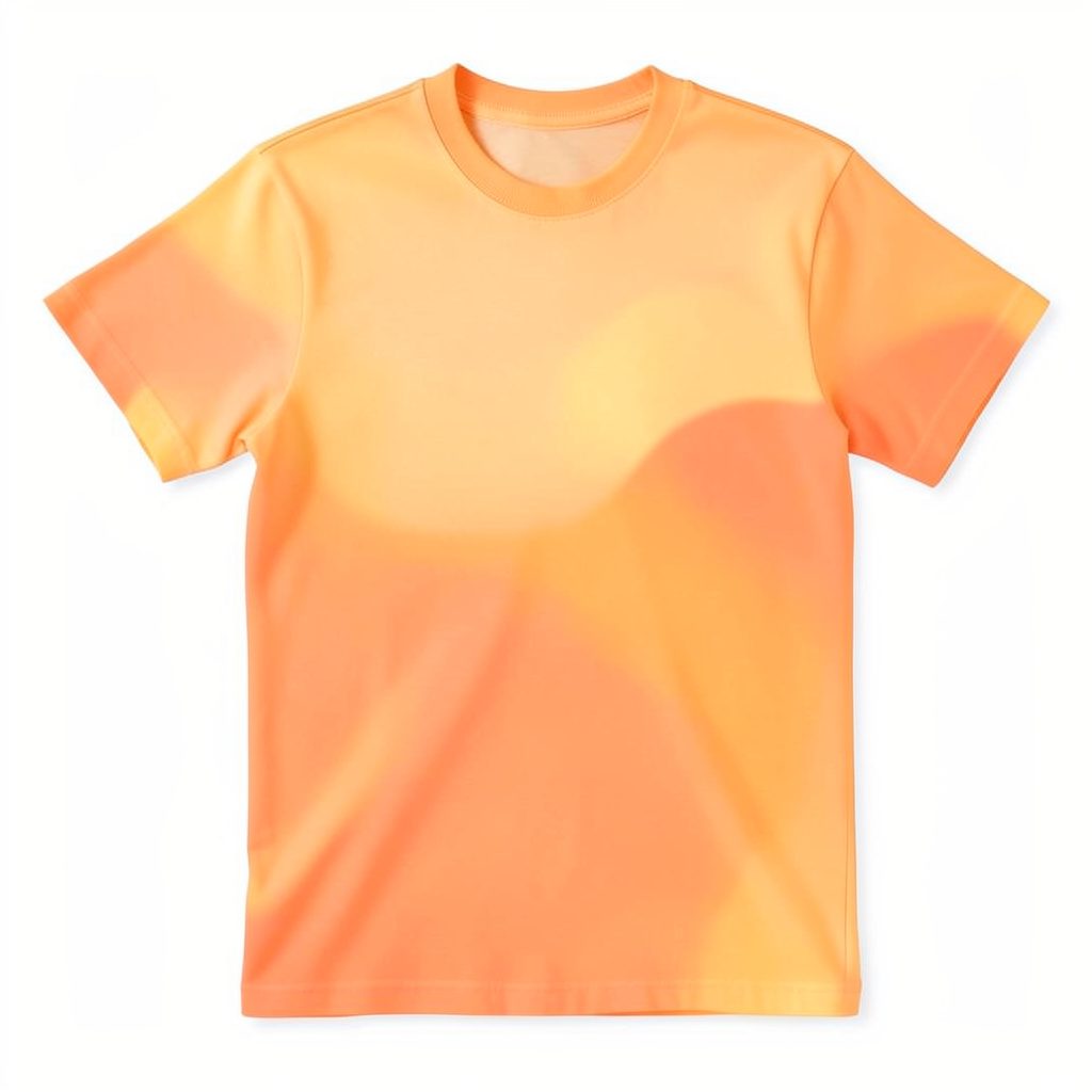 Highest graphic t-shirt with text print, flat lay on a plain background