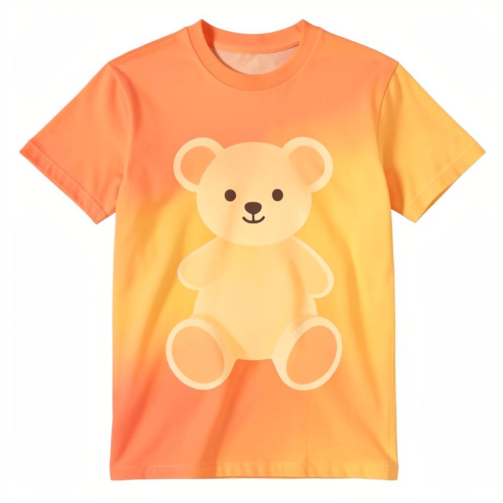 Travis Scott Astroworld teddy bear t-shirt in white with playful graphic print
