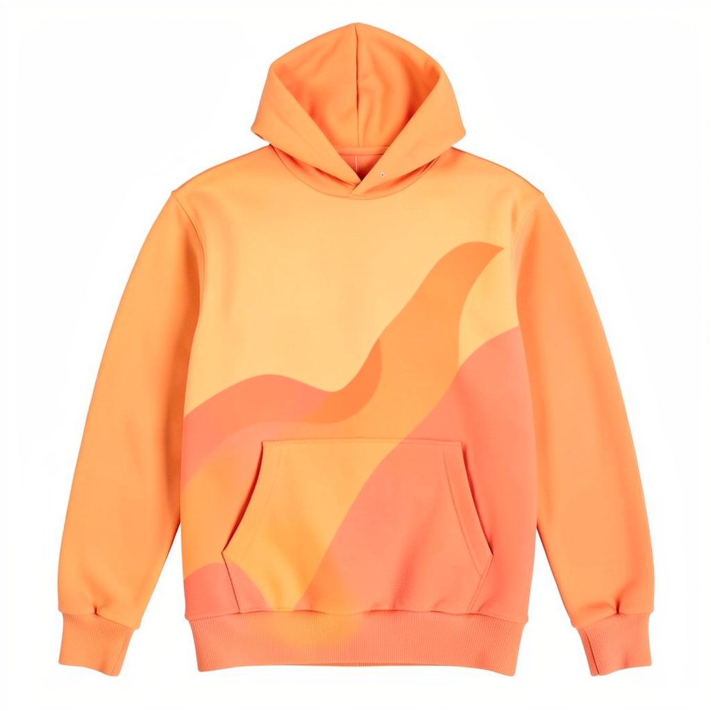 Dark hoodie with Astroworld graphic laid flat on a plain background, moody and bold