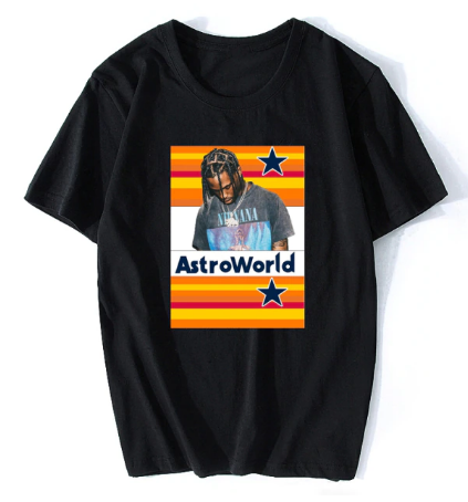 AstroWorld Colored Poster Tee-1