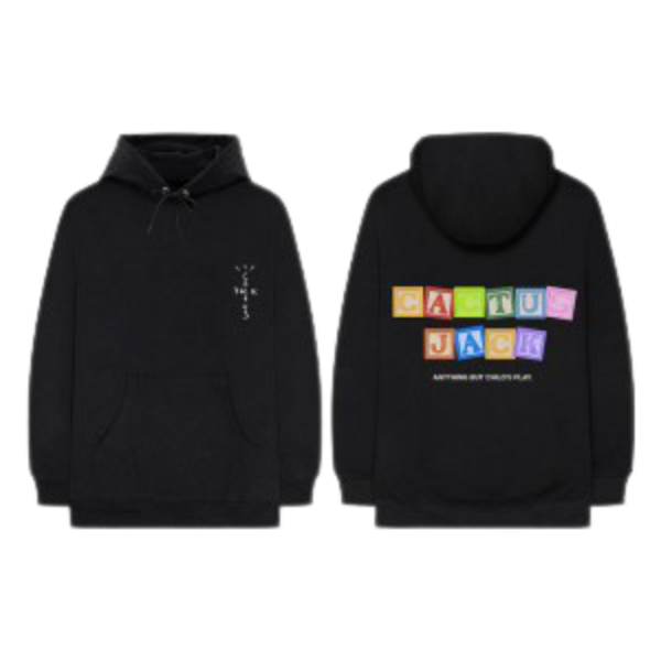 Cactus jack anything but childs play hoodie