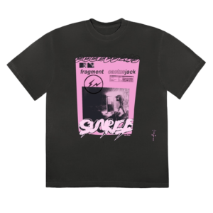 Travis Scott Cactus Jack x Fragment Tee Pink Sunrise