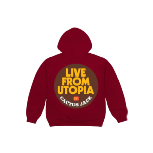 Travis Scott x McDonalds Live From Utopia Sticker Hoodie-1